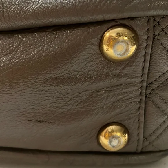 Marc Jacobs Blake Quilted Venetia Satchel Handbag. Italian Leather. Puffer AUTH - Picture 17 of 17